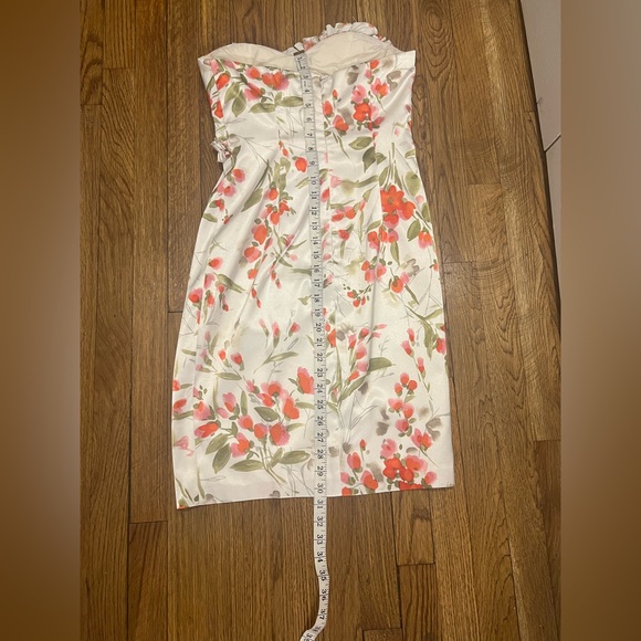 Maggie London Strapless Floral Dress - Picture 7 of 13